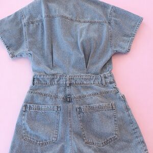 ✨ Le Lis Denim Utility Romper | Size Small ✨
